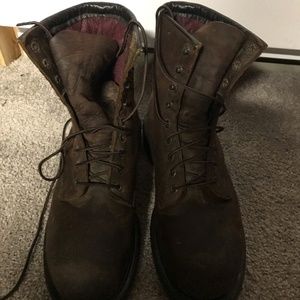 Red Wing Work Boots - Steel Toe - Size 9